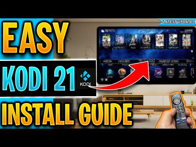 NEW KODI 21 Omega Easy Install Guide Firestick / Android TV