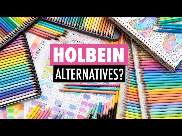 The BEST Holbein ALTERNATIVES? Testing PASTEL colored pencils (Pastelowe, Marco, Prismacolor…)