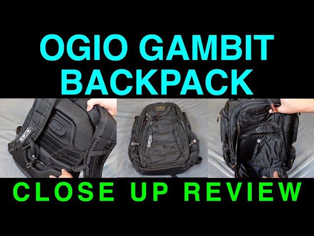 Ogio Gambit Backpack Close up Look, Unboxing, Review, Demo