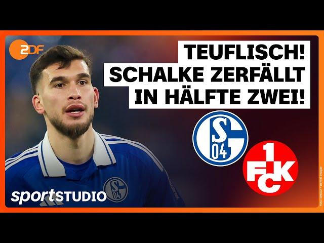 FC Schalke 04 – 1. FC Kaiserslautern | 2. Bundesliga, 14. Spieltag Saison 2024/25 | sportstudio