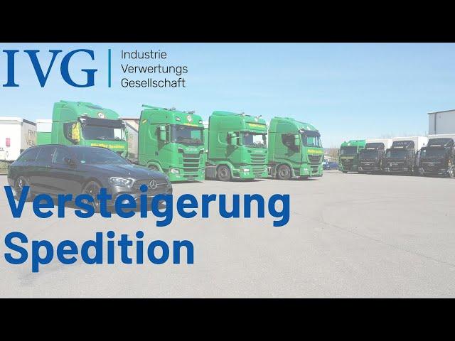 Versteigerung Spedition PFEIFFER Teil 1 | IVG