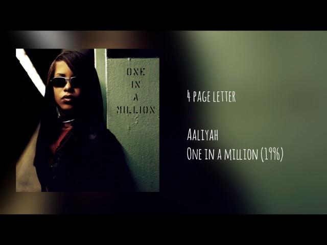 Aaliyah - 4 Page Letter