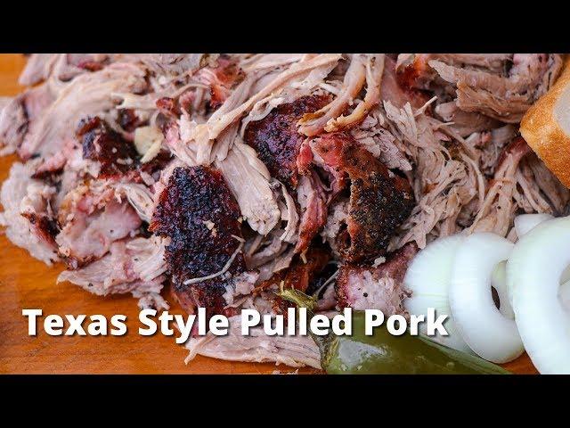 Texas Style Pulled Pork | Easy Pork Butt Recipe for Pulled Pork Smoked on Big Green Egg