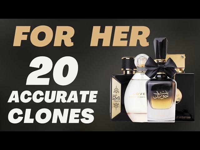 20 ACCURATE CLONES OF EXPENSIVE PERFUMES FOR WOMEN