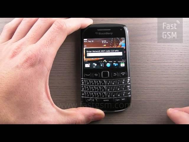 BlackBerry 9790 Unlock Code - How to Unlock BlackBerry Bold 9790