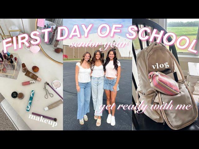 FIRST DAY OF HIGH SCHOOL GRWM + VLOG | senior year