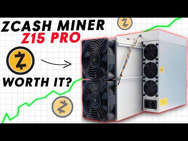 Antminer Z15 Pro ZEC Miner...Is It Worth It? Specs, Profitability, Zcash Halving & More!