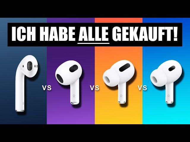 Ultimativer AirPods Vergleich - Welche AirPods kaufen in 2024 ? 