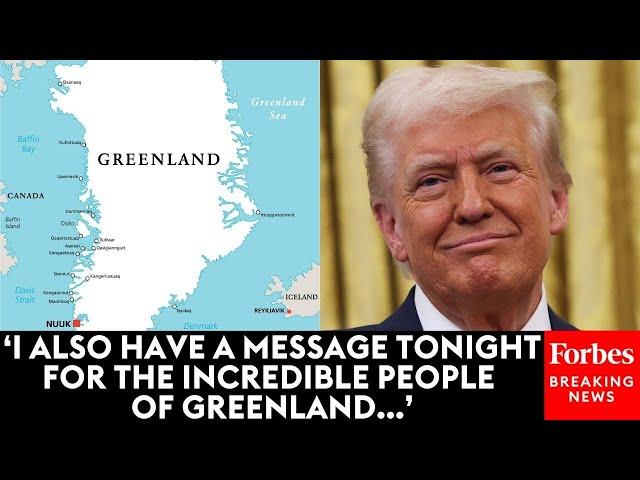 JUST IN: President Trump Sends Message To People Of Greenland, Calls For Their Admittance To The US