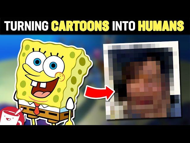 Turning Cartoon Characters into Real People Using AI