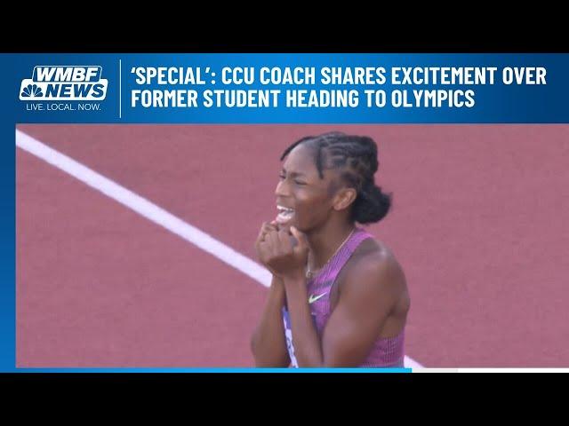 Former coach reacts to Melissa Jefferson heading to Olympics