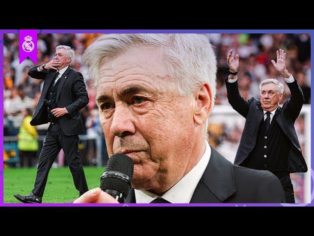 Emotional farewell to Ancelotti at the Bernabéu! | Real Madrid