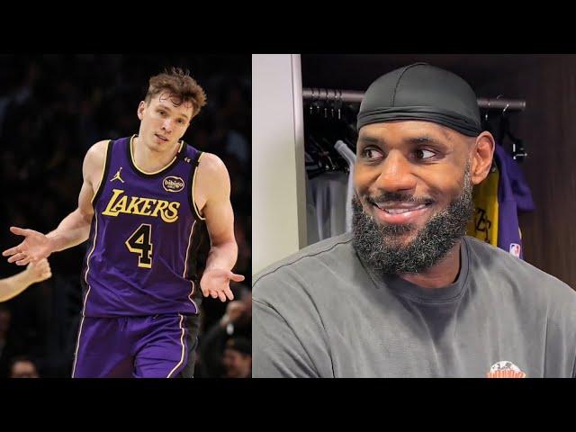 LeBron trolls 16 teams for passing on Dalton Knecht "Did anybody watch him? WTF" 