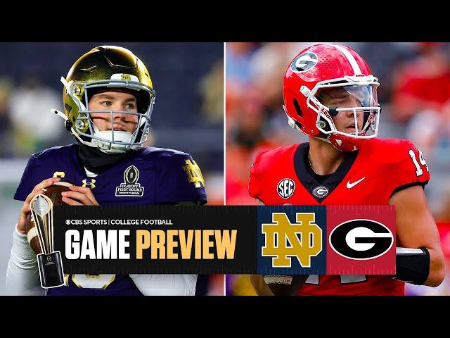 College Football Playoff Quarterfinal: No. 7 Notre Dame vs. No. 2 Georgia | GAME PREVIEW