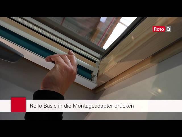 DE   Einbau RotoQ Rollo Basic Manuell