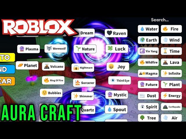 AURA CRAFT - ALL AURAS (FREE, NO ROBUX USE) - Roblox