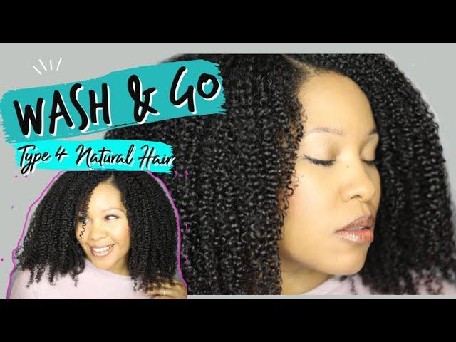 Wash N Go - Wash Day Routine for Type 4 Natural Hair  |  Ft. MoKnowsHair Curl Collection