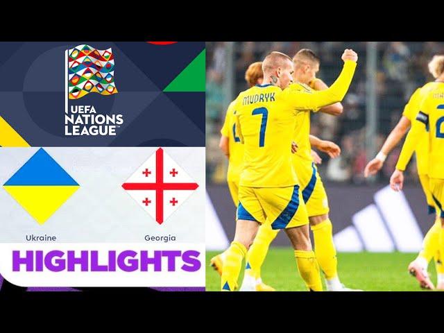 Україна – Грузія (1-0) Найцікавіше | Ліга націй УЄФА | Ukraine vs Georgia UEFA Nations League