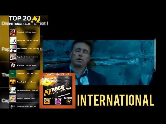 AZ Rock Countdown. Sabado 29 de marzo del 2025. International
