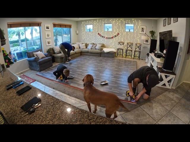 DIY Dance Floor - Vinyl Roll-Top & OSB / Plywood