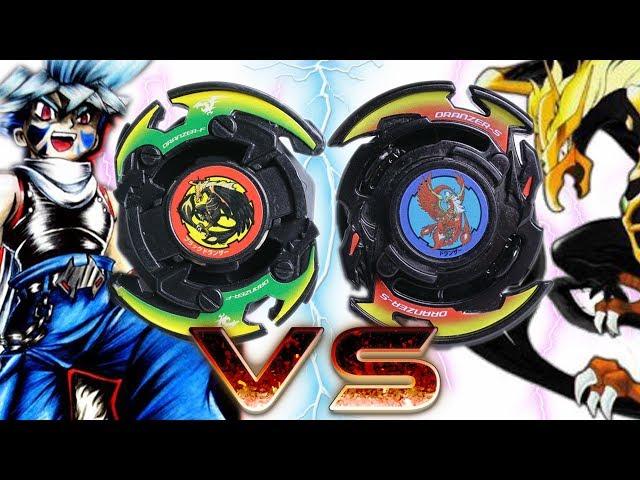 BLACK DRANZER vs BLACK DRANZER | Beyblade Burst Battle - Plastic vs Burst ベイブレードバースト