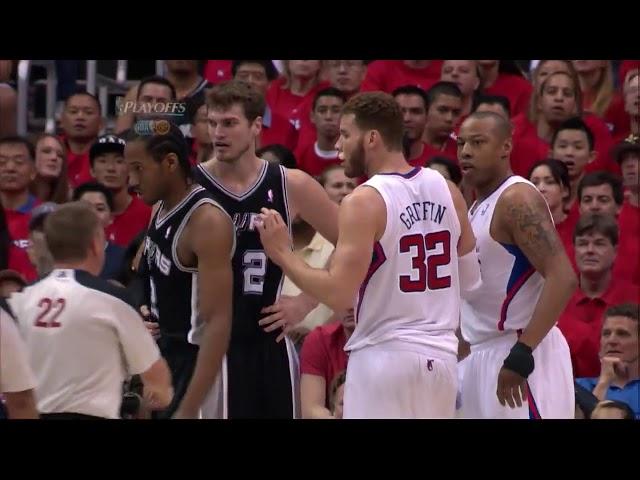 Kawhi Leonard only technical foul in his career, double tech with Caron Butler