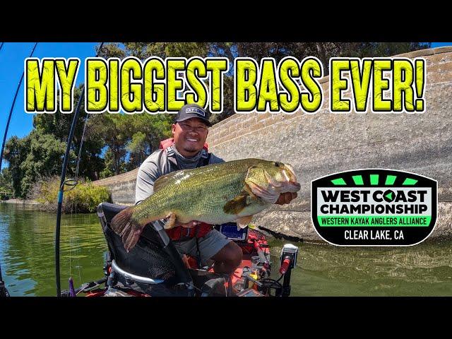 The Most INSANE Tournament I've Fished on Clear Lake, CA! West Coast Kayak Championship Day 1