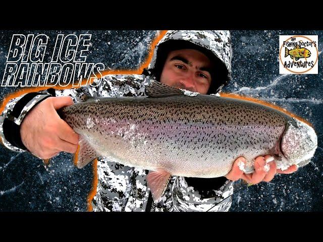 How to Catch Big Rainbow Trout Ice Fishing