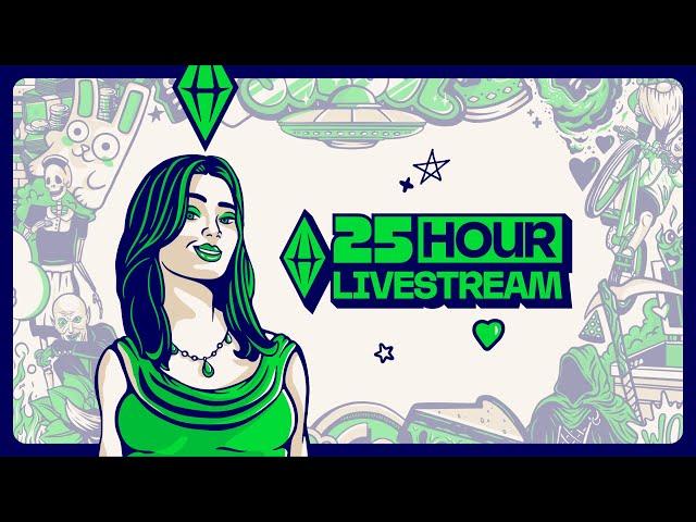 Celebrating The Sims 25th Birthday | 25 Hour Livestream | Part One