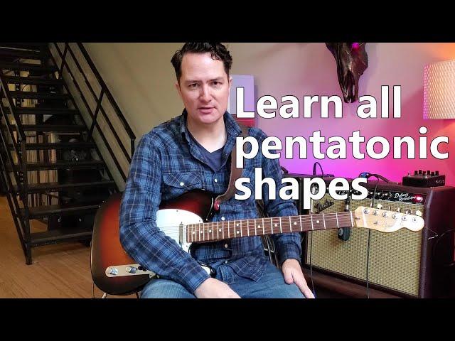 Essential Guitar Lessons #02 - Learn all the Pentatonic Shapes Forever More