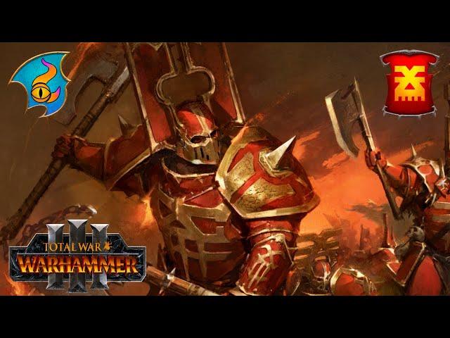 BLOOD CRAZED INFANTRY Of KHORNE.  Tzeentch Vs Khorne - Total War Warhammer 3 Domination Multiplayer