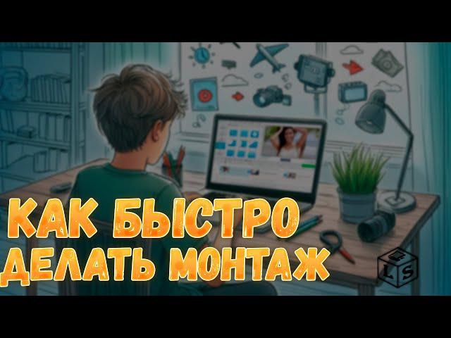 Как делать несложный монтаж для видео