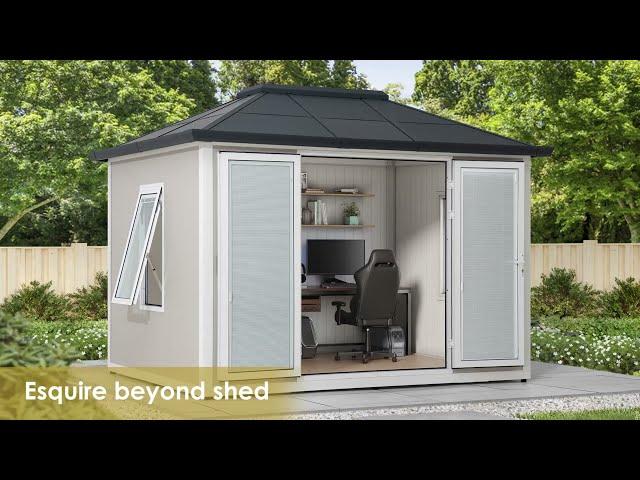 Sunjoy 10x12.6 DIY Backyard Office Studio | DIY Outdoor She Shed