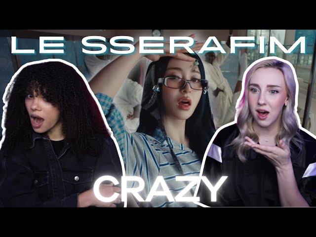 COUPLE REACTS TO LE SSERAFIM (르세라핌) 'CRAZY' OFFICIAL MV