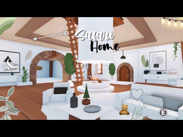 Roblox  Aesthetic Safari House | Como Decorar La Casa Safari Aesthetic | Speed Build | Adopt Me