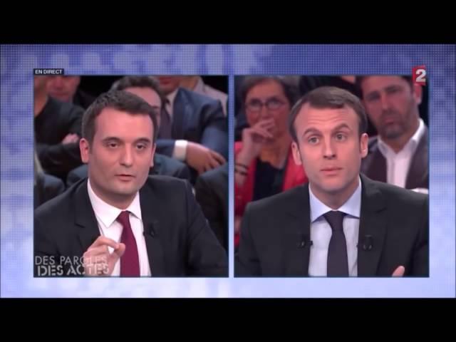 Emmanuel Macron face à Florian Philippot - DPDA
