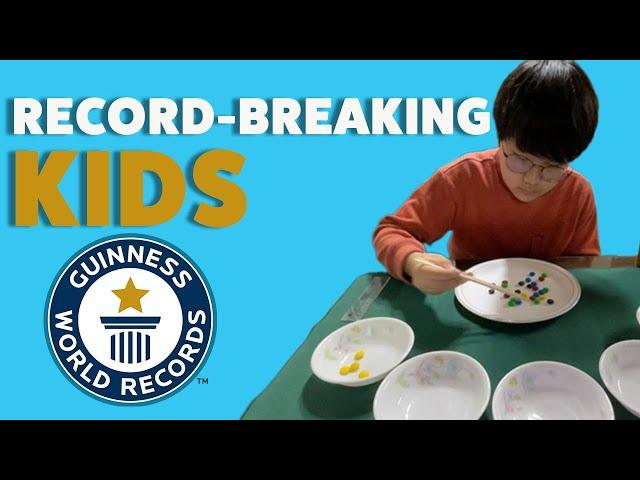 KIDS breaking world records! | Episode 1