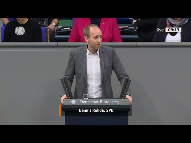 Rede von Dennis Rohde am 2. Februar 2024 zum Bundeshaushalt für 2024 (Schlussrunde)