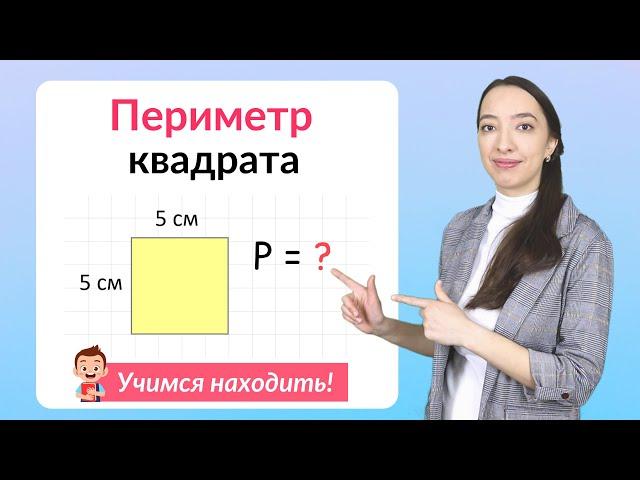 Периметр квадрата. Как найти периметр квадрата?