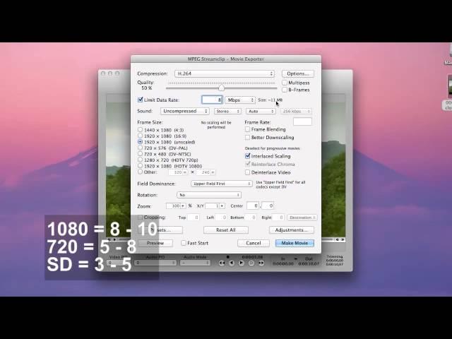 How To Compress Video for Web with MPEG Streamclip