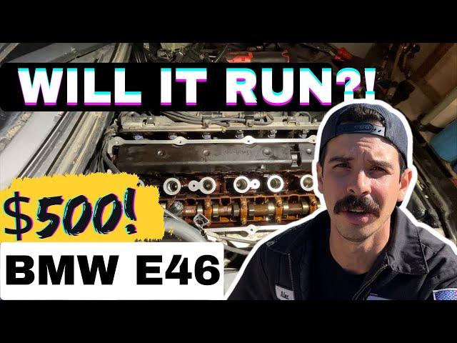 How Did NO ONE Notice?! $500 BMW E46 330I Will It Run Part 2