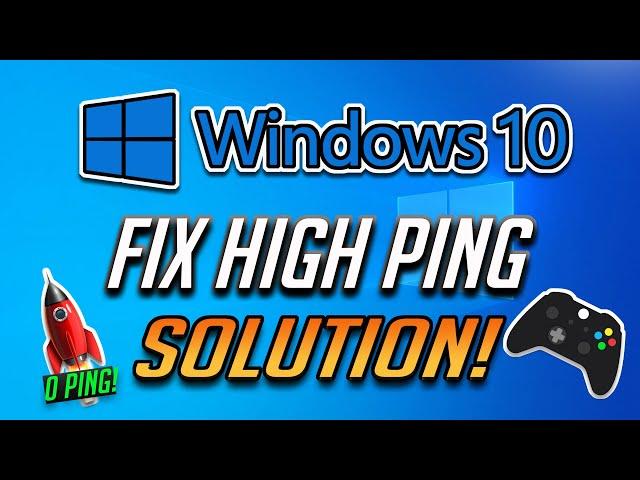 How To Fix High Ping In Windows 10 [2025 Tutorial]