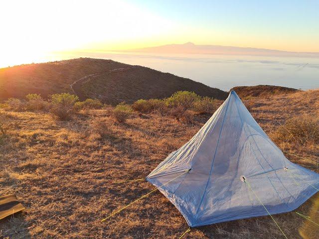 Solo hiking GR131 on Gran Canaria