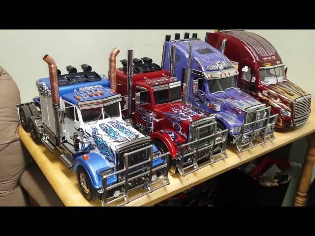 Tamiya semi truck collection (grand hauler added)