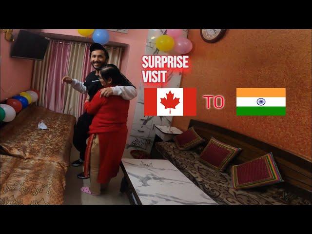 SURPRISE VISIT TO INDIA FROM CANADA | EMOTIONAL