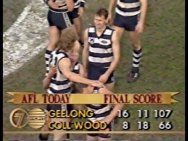 *FULL GAME WITH ADS* Rd 24 1991 - Geelong v Collingwood at Kardinia Park. Channel 7 Brisbane.