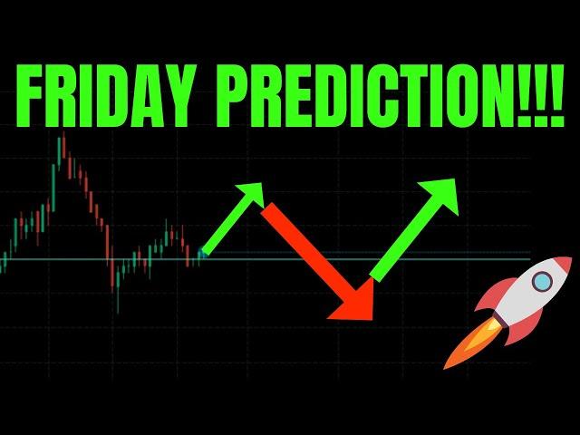  FRIDAY PREDICTION! TSLA, SPY, NVDA, QQQ, ES, NQ, BTC, META, AMZN, AMD, MSFT & GOOG PREDICTIONS!  