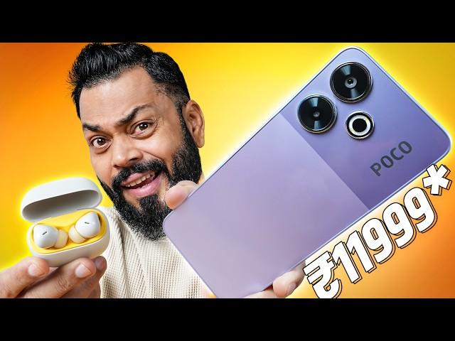 POCO M6 Plus 5G Unboxing & Quick Review  SD 4 Gen 2 AE, Glass Back @₹11,999*