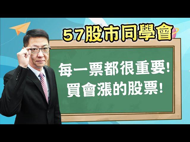 2024/11/15 【57股市同學會】蕭又銘 每一票都很重要! 買會漲的股票!