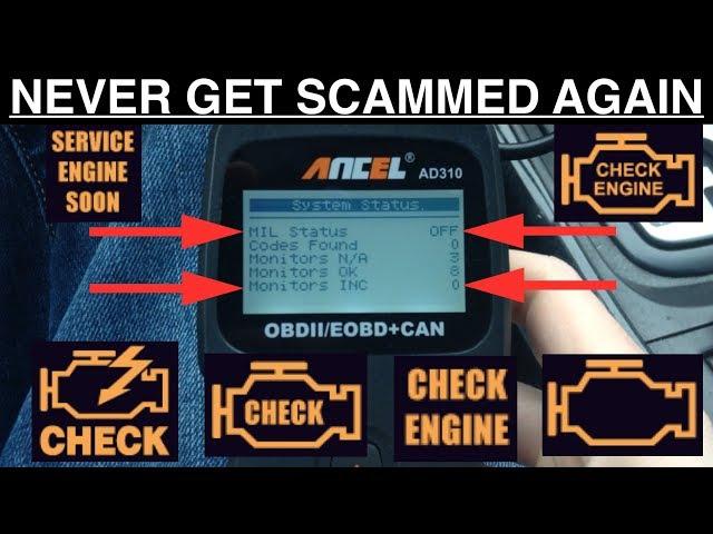 Do This Before Buying a Car!!! How to Avoid Check Engine Light Scammers (ANCEL AD310)